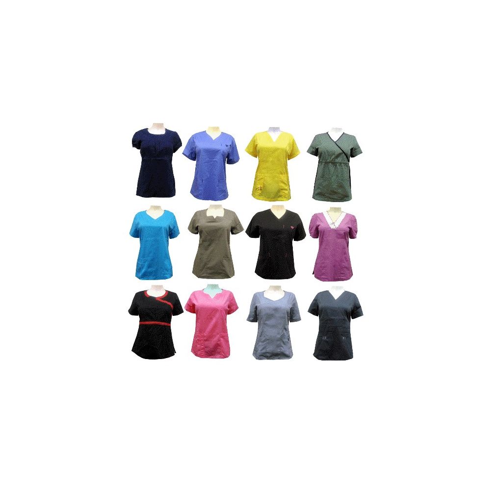 48-wholesale-scrub-tops-solid-colors-assorted-colors-at