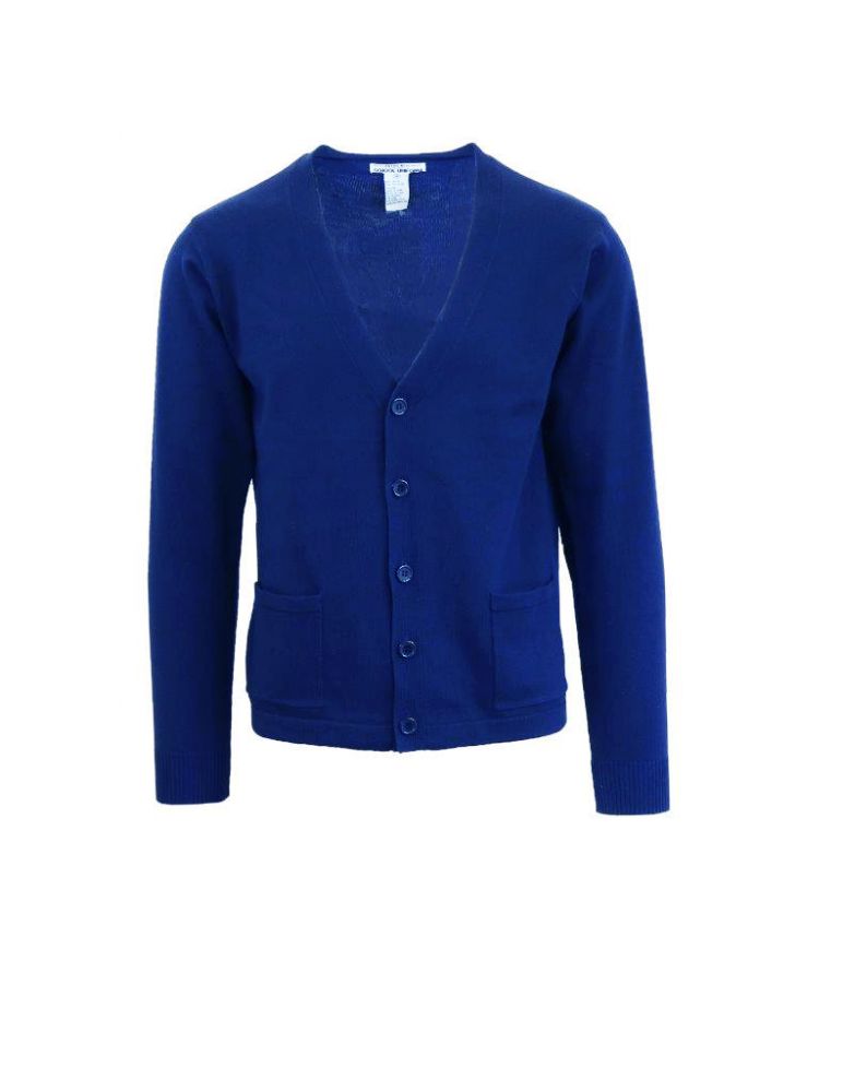 royal blue cardigan