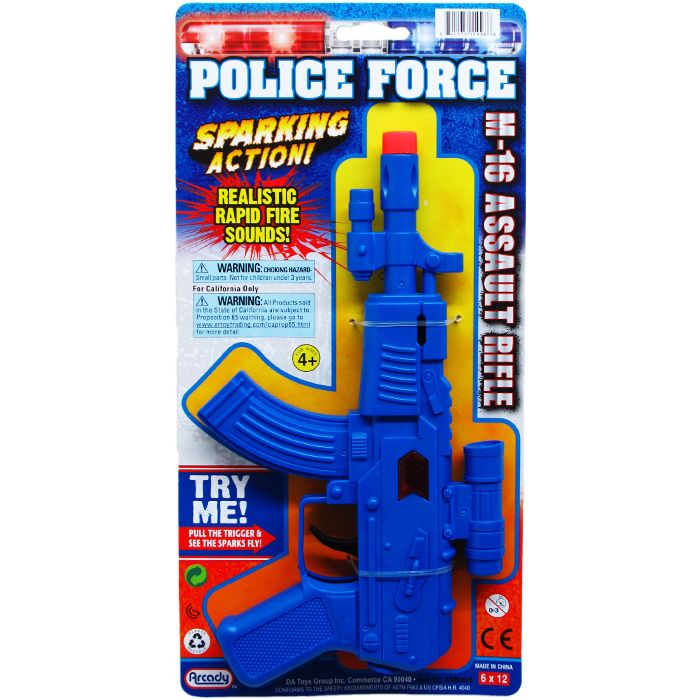 48 Wholesale Police M-16 Rifle Toy Gun - at - wholesalesockdeals.com