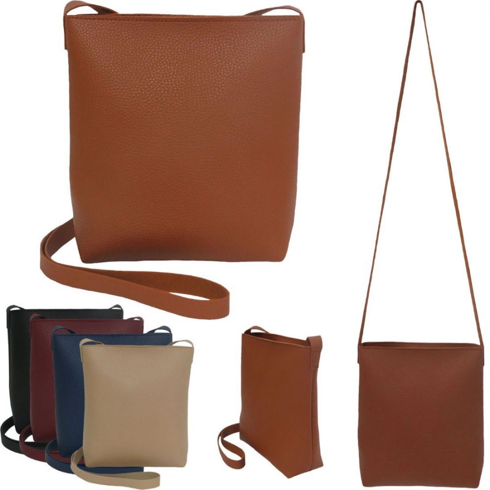 faux leather cross body bag