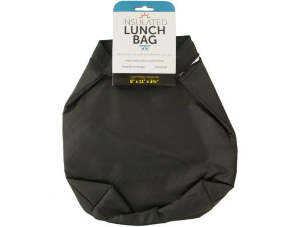 insulated lunch bag with hard liner