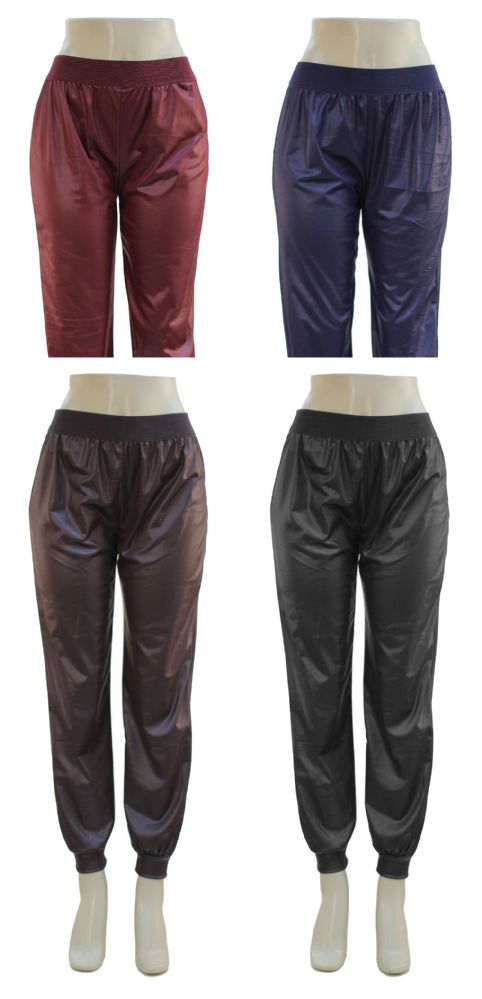 leather jogger pants