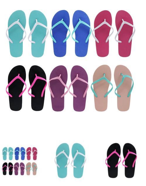 flip flops different colours