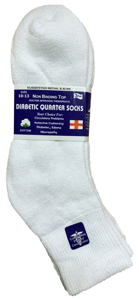 Ankle socks for women with edema