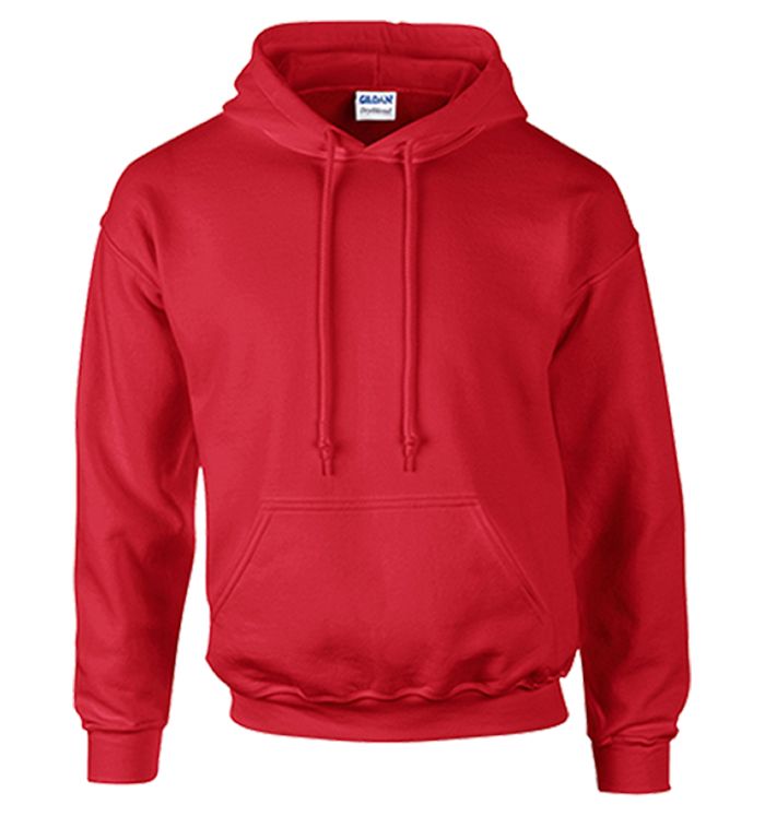 12 Wholesale Gildan First Quality Unisex Red Crew neck Sweatshirt, Size ...