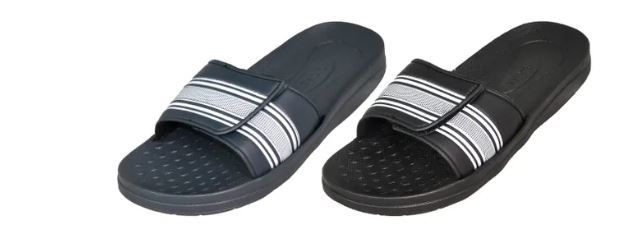 36 Wholesale Men's Slipper With Adjustable Strap - at ...