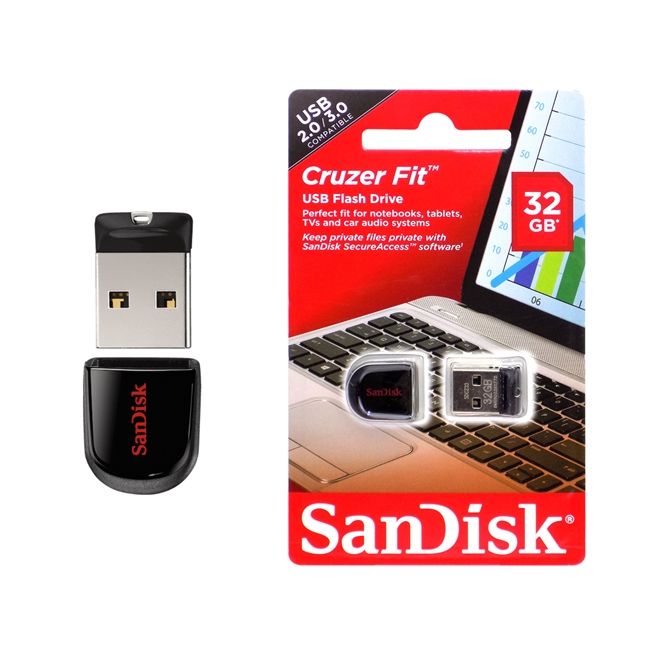 Обзор флешки sandisk cruzer fit