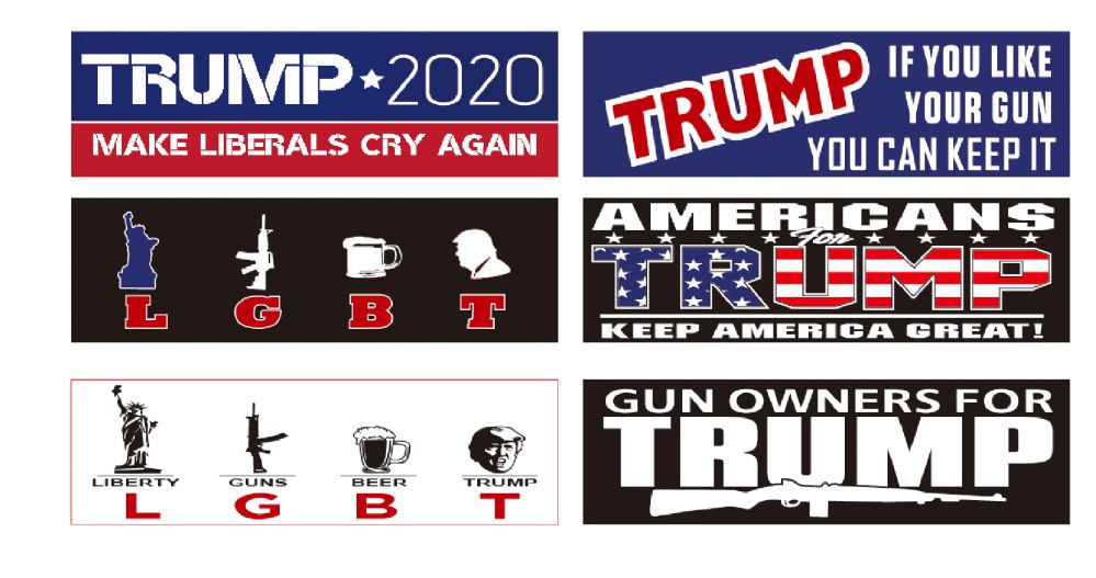 144 Wholesale Trump Bumper Stickers - At - Wholesalesockdeals.com