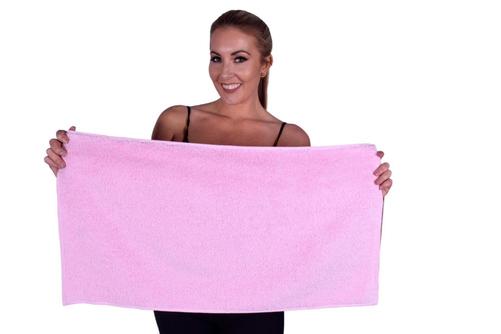 light pink kitchen towels
