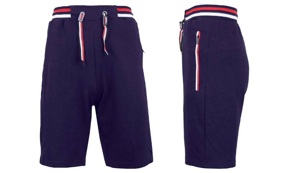 fleece sweat shorts mens