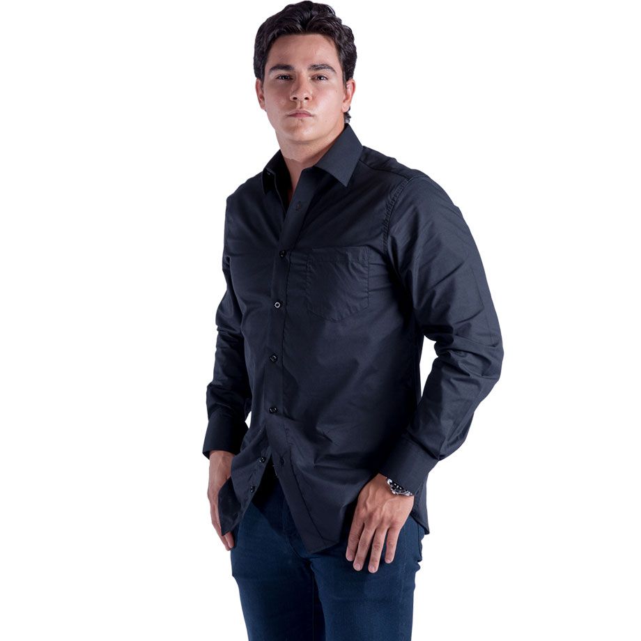 mens button down shirts with contrasting cuffs