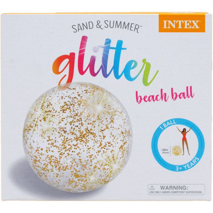 glitter beach ball