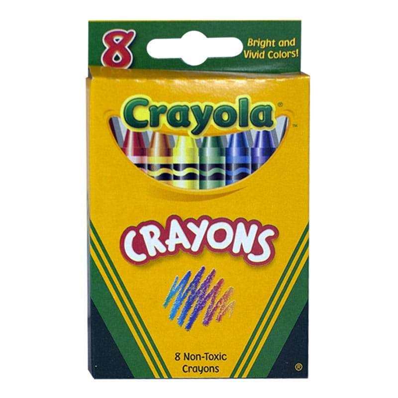 96 Wholesale Crayola Crayons Box Of 8 - at - wholesalesockdeals.com