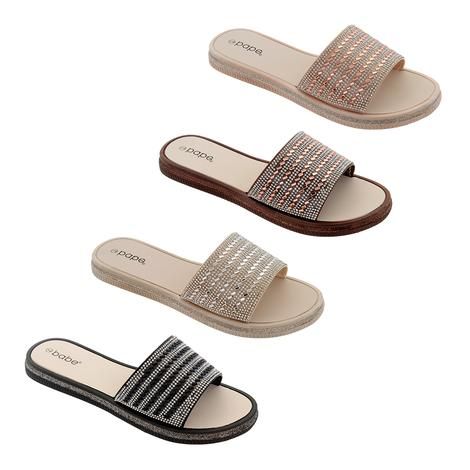 rhinestone slides women