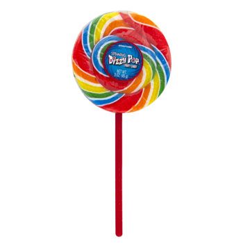 24 Wholesale Lollipop Spinning Dizzy Pop 3oz Rainbow Spiral Fruit Candy ...