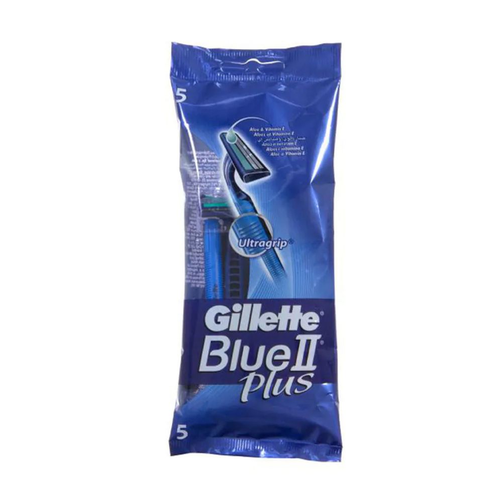 24 Wholesale Gillette Blue Ii Plus 5 Pk Razor At