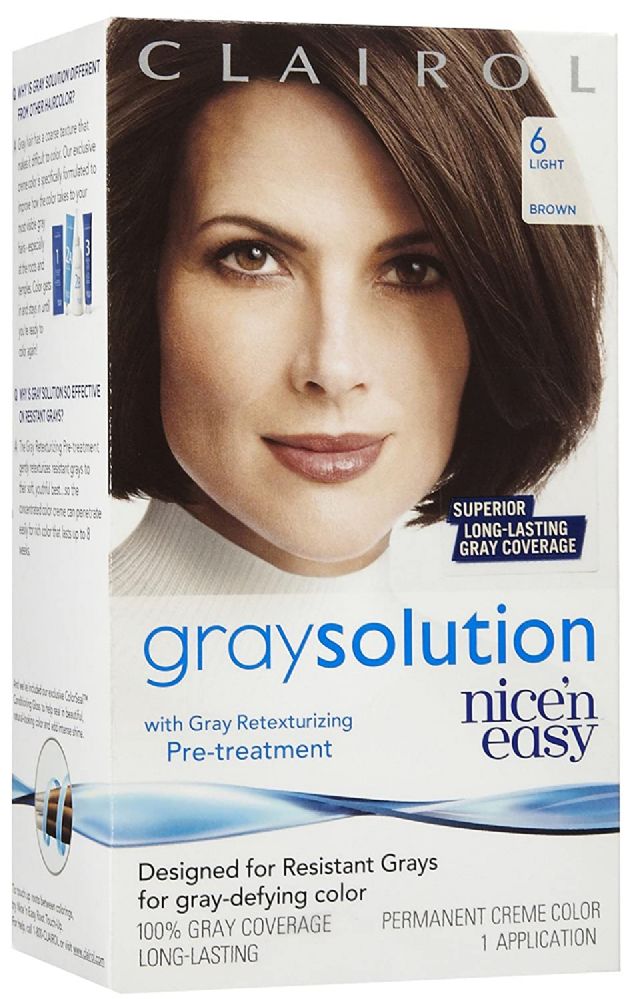 12 Wholesale CLAIROL NICEANDEASY GREY  COVERAGE HAIR  COLOR  