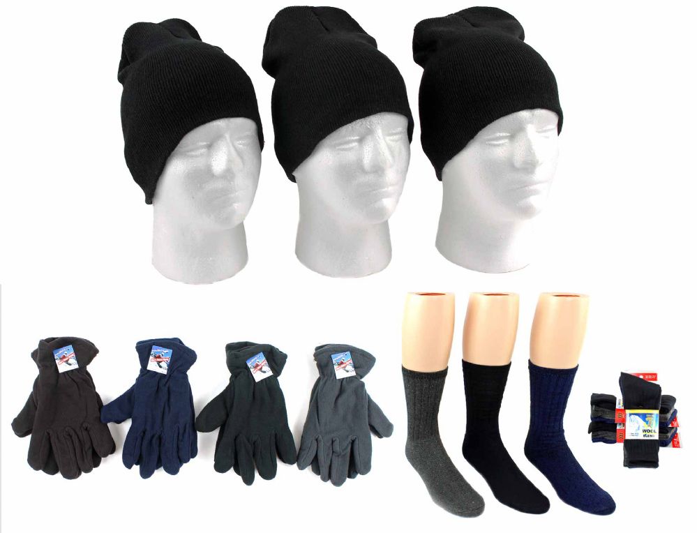 mens beanie and gloves