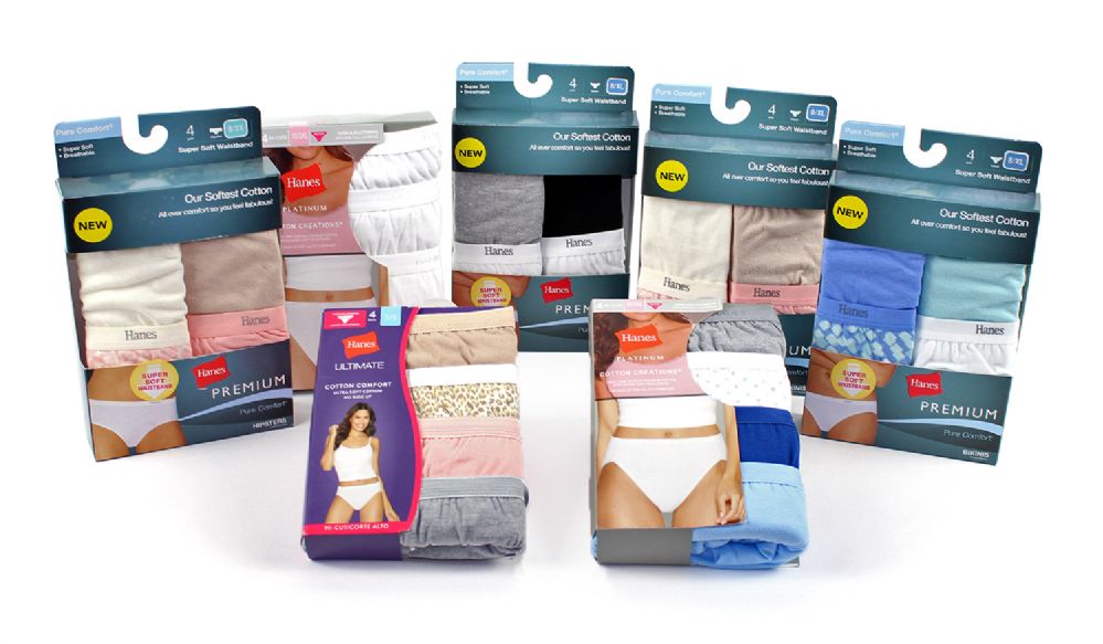 24 Wholesale Hanes Women's Underwear 4Packs Assorted Styles at