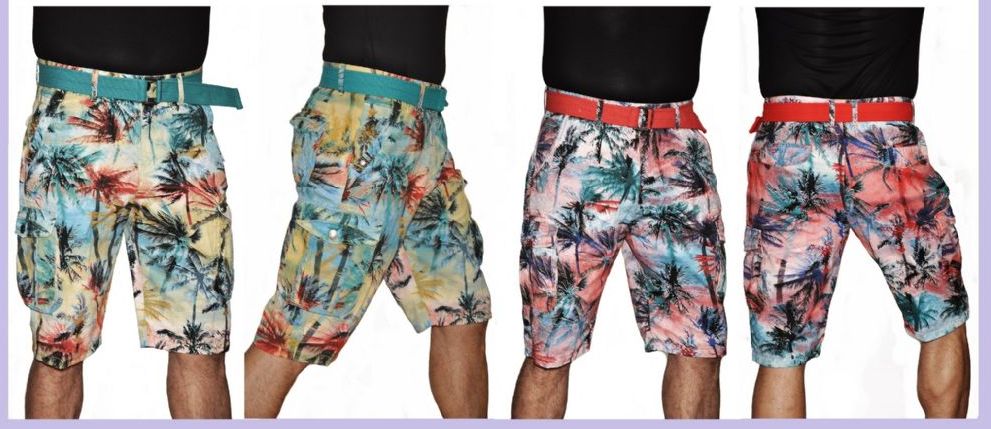 br>KENZOケンゾー/PRINTED CARGO SHORT/US31/メンズボトムス/SAランク